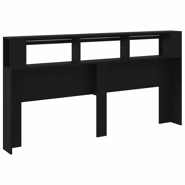 Schwarzes LED-Kopfteil 200 cm