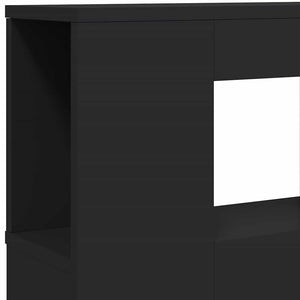 Schwarzes LED-Kopfteil 200 cm
