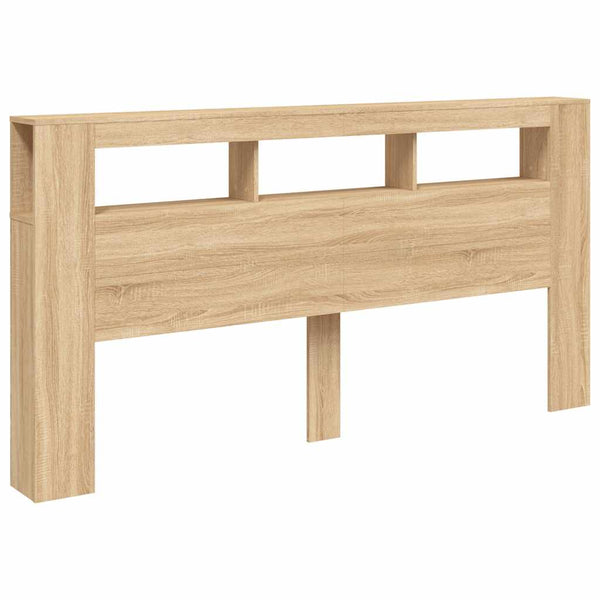LED Kopfteil Sonoma Eiche 200 cm
