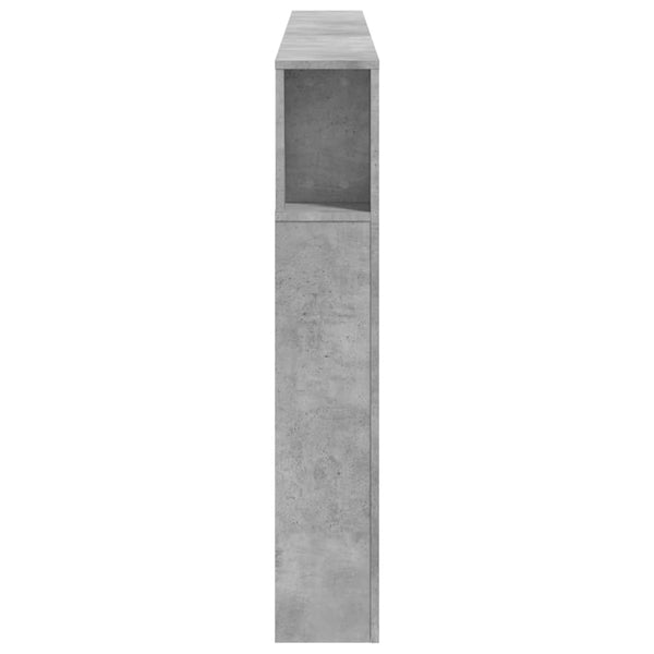 LED Kopfteil Betongrau 200 cm