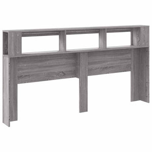 LED Kopfteil Grau Sonoma 200 cm