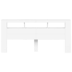 LED Kopfteil Weiß 220 cm