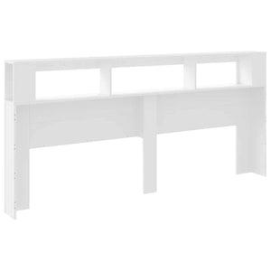 LED Kopfteil Weiß 220 cm