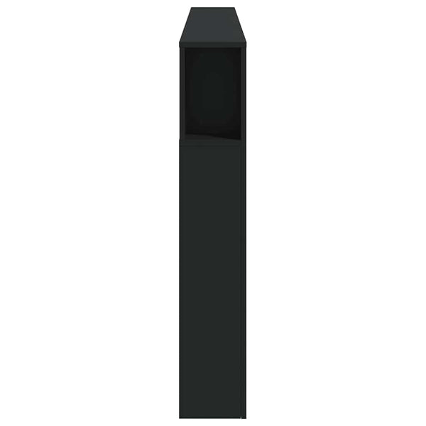 LED Kopfteil Schwarz 220 cm