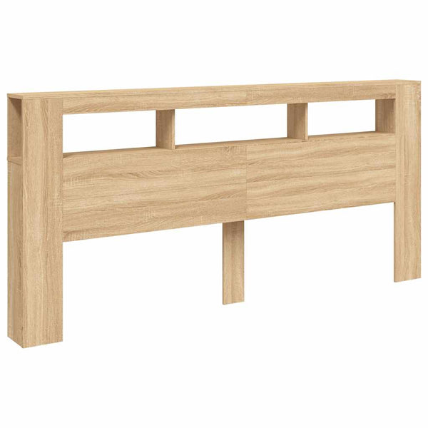 LED Kopfteil Sonoma Eiche 220 cm