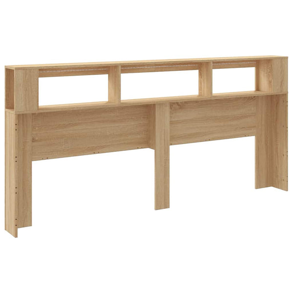 LED Kopfteil Sonoma Eiche 220 cm