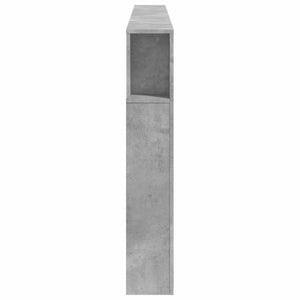 LED Kopfteil Betongrau 220 cm