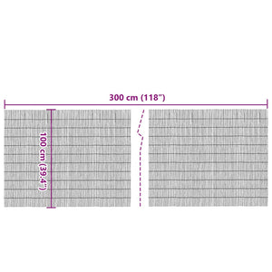 Schilf Gartenzaun 300x100 cm