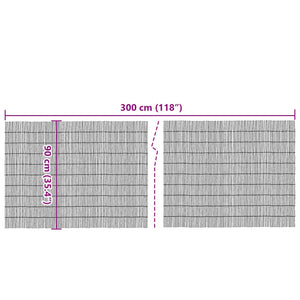 Gartenzaun Schilf 300x90 cm
