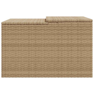 Mähroboter Garage Beige Poly Rattan