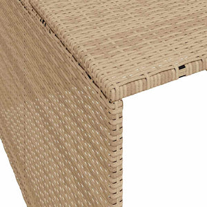Mähroboter Garage Beige Poly Rattan