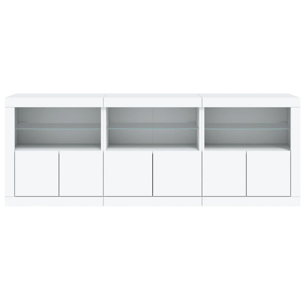 Sideboard mit LED Weiß 181,5 cm