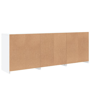 Sideboard mit LED Weiß 181,5 cm