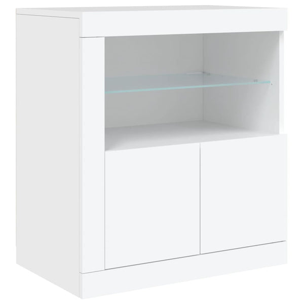 Sideboard mit LED Weiß 181,5 cm