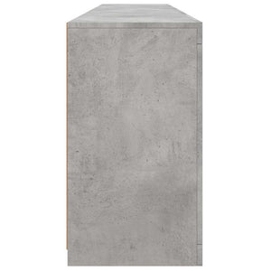 Sideboard mit LED Betongrau 181,5 cm