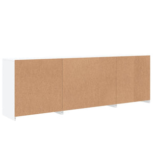 Sideboard mit LED Weiß 202 cm