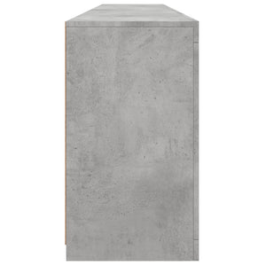 Sideboard mit LED Betongrau 202 cm