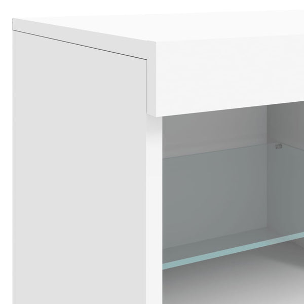 Sideboard mit LED Weiß 283 cm