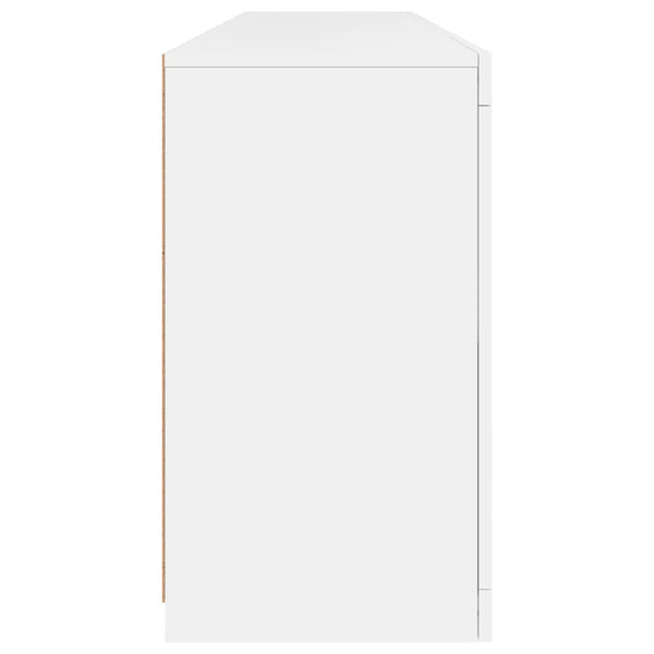 Sideboard mit LED Weiß 164x37x67 cm
