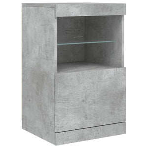 Sideboard mit LED Betongrau 164 cm