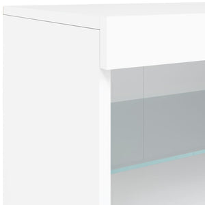 Sideboard mit LED Weiß 142,5 cm