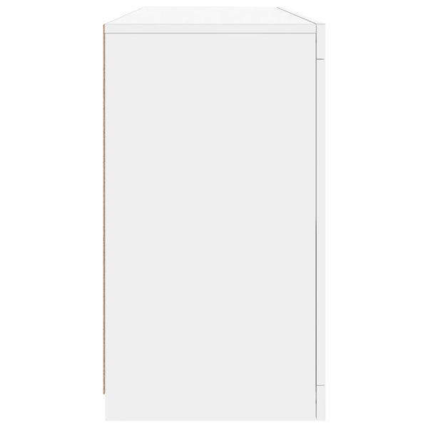 Sideboard mit LED Weiß 142,5 cm