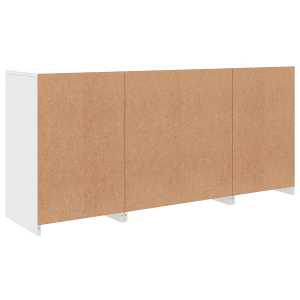 Sideboard mit LED Weiß 142,5 cm