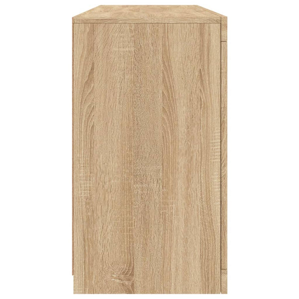 Sideboard mit LED Sonoma-Eiche 142,5 cm