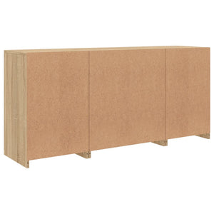 Sideboard mit LED Sonoma-Eiche 142,5 cm