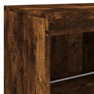 Sideboard mit LED Räuchereiche 163 cm