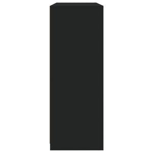 Sideboards mit LED-Leuchten, 3er Set, Schwarz