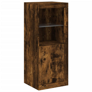 Sideboards mit LED Räuchereiche 3er Set