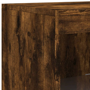 Sideboards mit LED Räuchereiche 3er Set