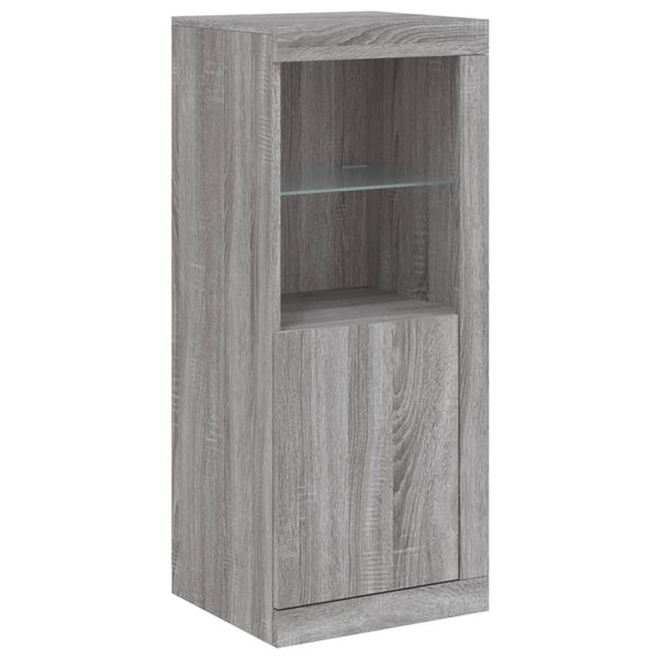 Sideboards mit LED Grau Sonoma Holz