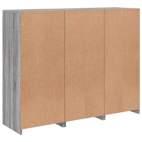 Sideboards mit LED Grau Sonoma Holz