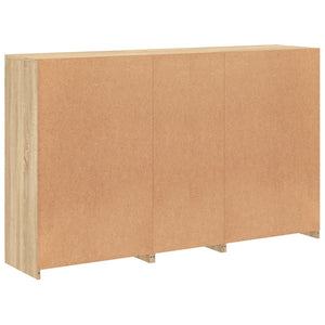 Sideboard mit LED Sonoma-Eiche 162 cm