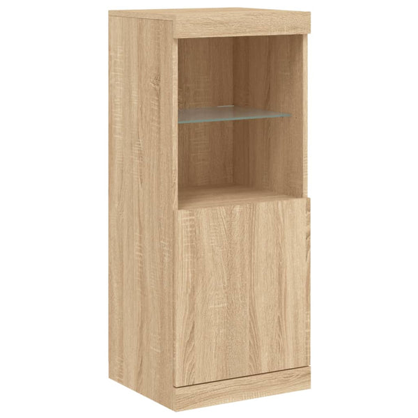 Sideboard mit LED Sonoma-Eiche 162 cm
