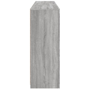 Sideboard mit LED Grau Sonoma 162 cm