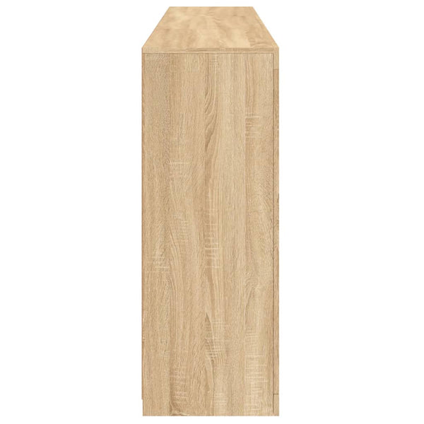 Sideboard Sonoma-Eiche mit LED-Leuchten, 181,5 cm