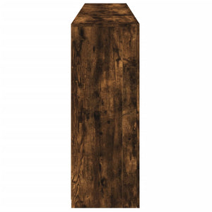 Sideboard mit LED-Leuchten, Räuchereiche, 181,5 cm