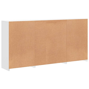 Sideboard mit LED Weiß 202x37x100 cm