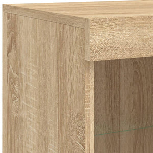 Sideboard mit LED Sonoma-Eiche 202 cm