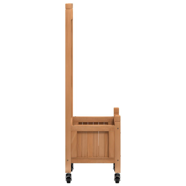 Pflanzkübel mit Rankgitter & Rollen