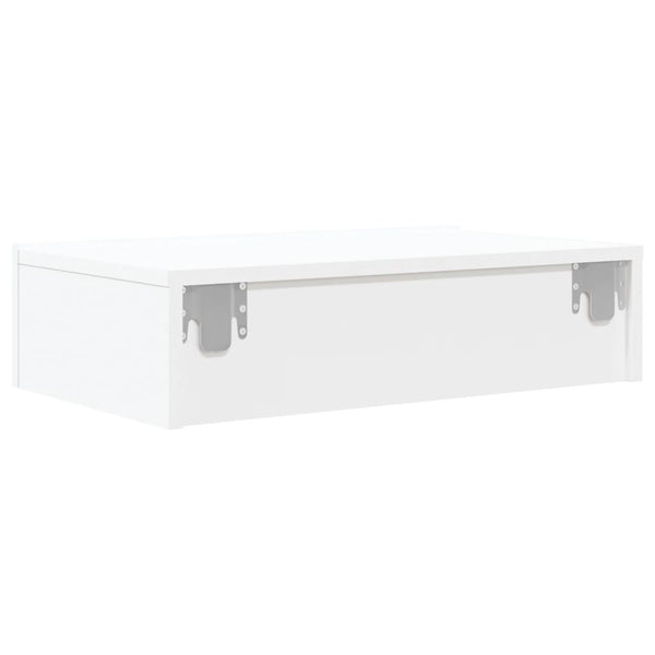 TV-Schrank Weiß mit LED 60 cm