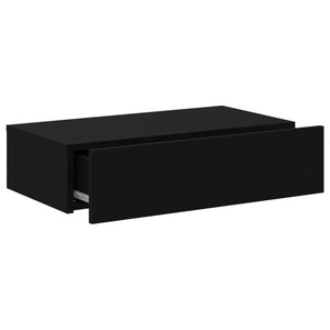 TV-Schrank mit LED Schwarz 60 cm