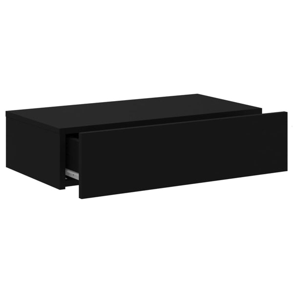 TV-Schrank mit LED Schwarz 60 cm