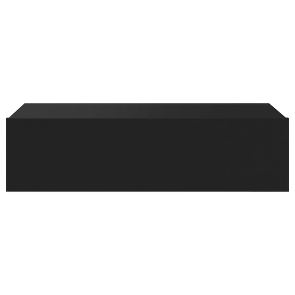 TV-Schrank mit LED Schwarz 60 cm