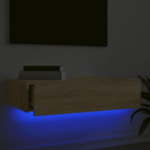 TV-Schrank Sonoma Eiche mit LED 60cm