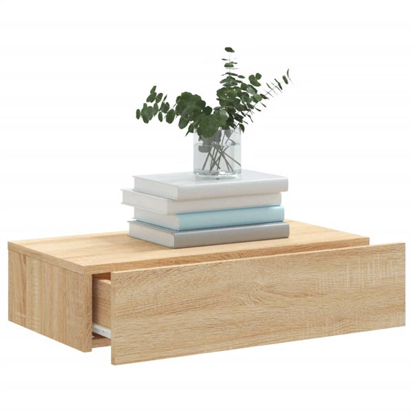TV-Schrank Sonoma Eiche mit LED 60cm