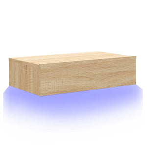 TV-Schrank Sonoma Eiche mit LED 60cm